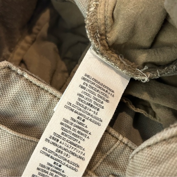 FREE PEOPLE Dwell on Dreams Wide Leg Pants Trousers Tan Pleated 26 - Picture 7 of 10